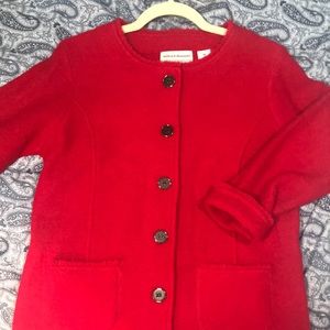 ALFRED DUNNER PETITE Granny Wool Blazer si…